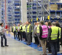 Besichtigung des Ersatzteiledistributionszentrum Peugeot-Citroen