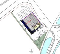 Die Planung der neuen Industriehalle und des Büros