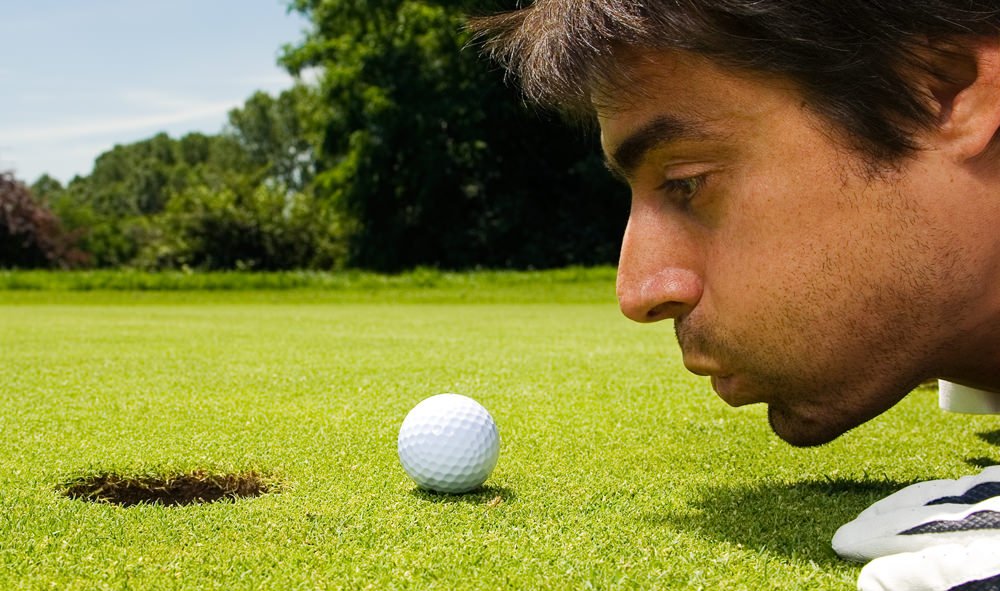 Golfball – Dicht dran sein